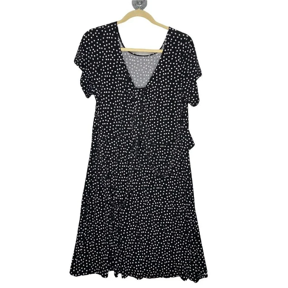 Leota Ladies’ Short Sleeve Confetti Dot‎ Dress SZ 3X